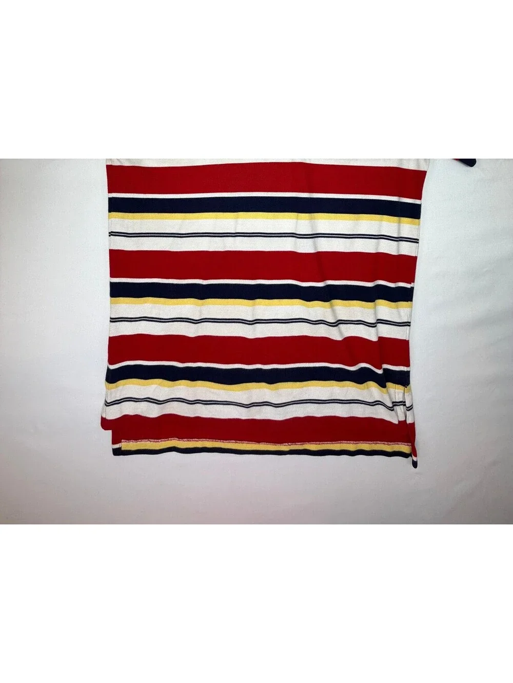 Polo Ralph Lauren Men's Polo Shirt Striped 2-Button Logo Size Large Multicolor